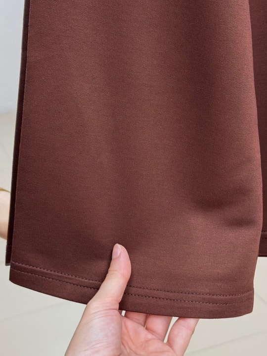 Nazgül Geniş Kollu Salaş Bluz-SS13072 Kahve