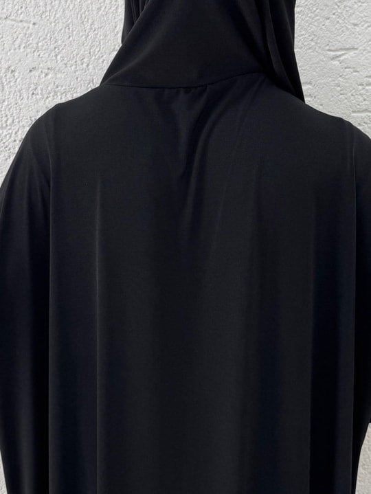Özel Dantelli Namaz Elbisesi-MT1648 Siyah