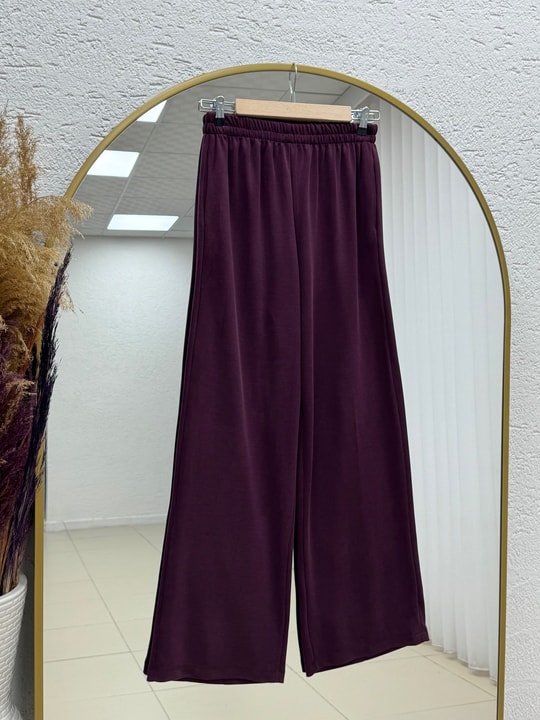 Pera Oversize Pike Pantolonlu Takım-NL845 Mürdüm