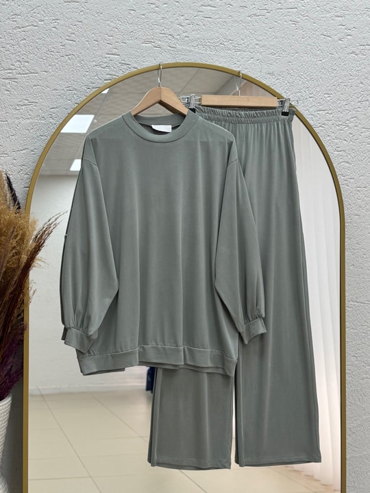Pera Oversize Pike Pantolonlu Takım-NL845 Mint