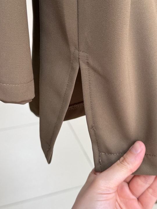 Perinaz Şallı Tokalı Pantolonlu Takım-GS5220 Yağ Yeşili