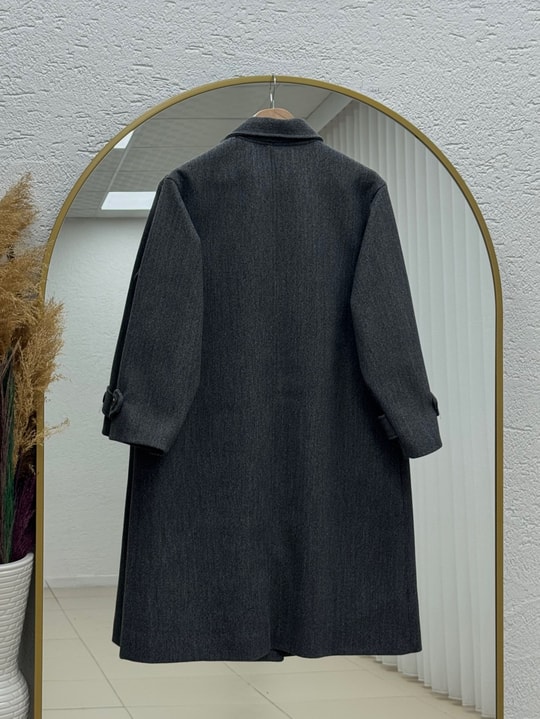 Ravena Kolları Apoletli Kaban-BN4764 Antrasit