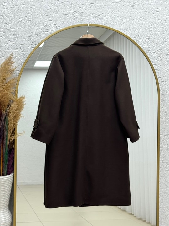 Ravena Kolları Apoletli Kaban-BN4764 Kahve