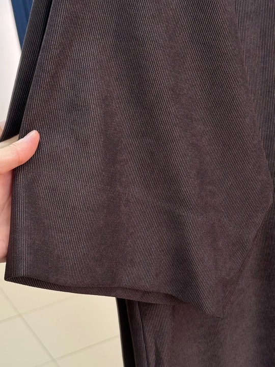 Refia Fitiili Bronşlu Uzun Kimono-GS580 Kahve