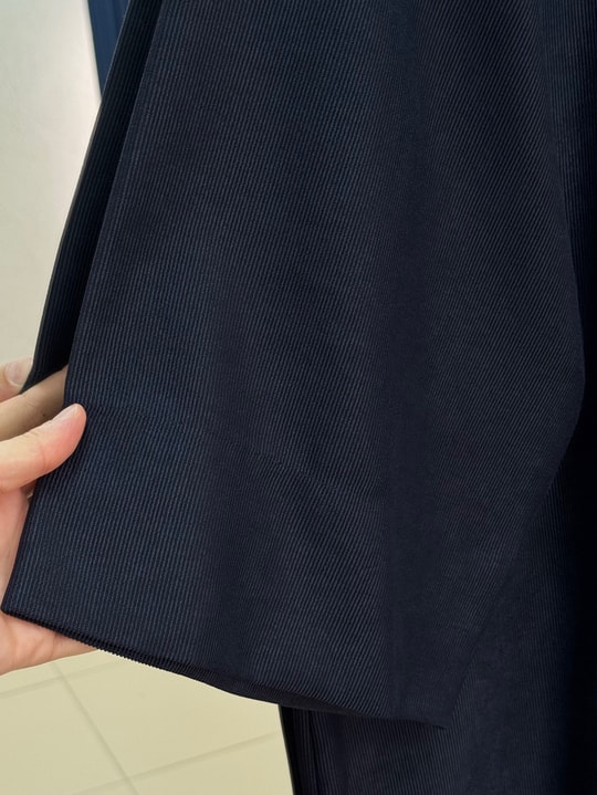 Refia Fitiili Bronşlu Uzun Kimono-GS580 Lacivert