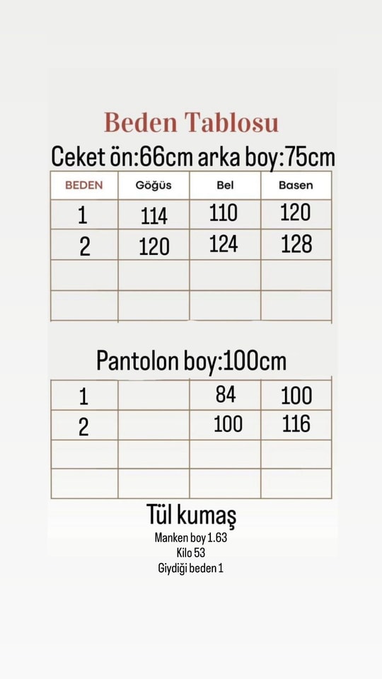 Rezzan Fırfırlı Bağcıklı Yakalı Pantolonlu Takım-ML2134 Kahve