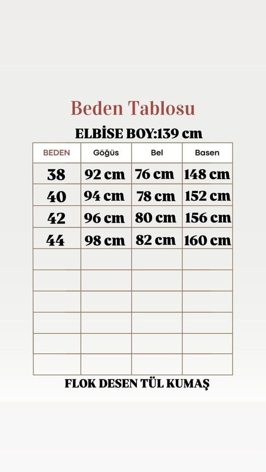 Şahika Flok Desen Dikişli Tül Elbise-PA9822 Kahve
