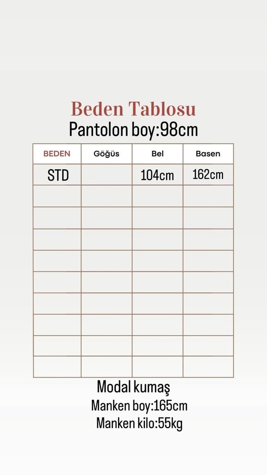Şahpare Çift Cepli Geniş Paça Pantolon-BY5052 Kahve