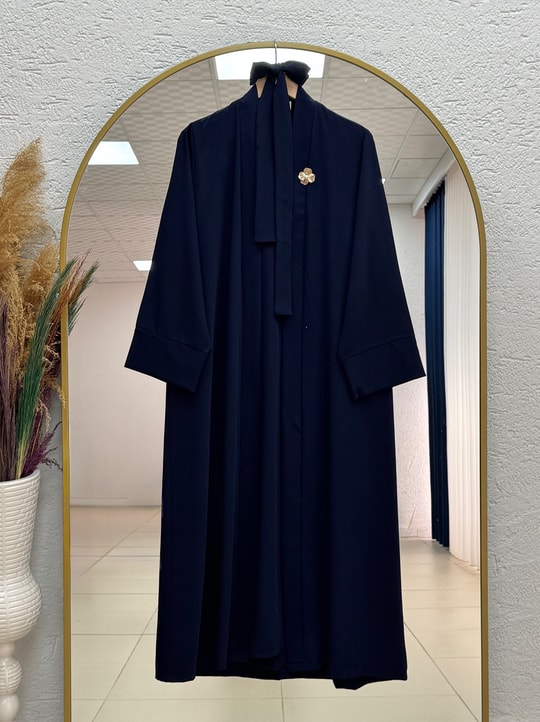 Şahsima İkili Abaya Takım-GS4687 Lacivert