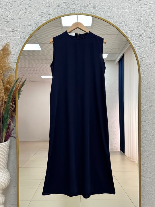 Şahsima İkili Abaya Takım-GS4687 Lacivert