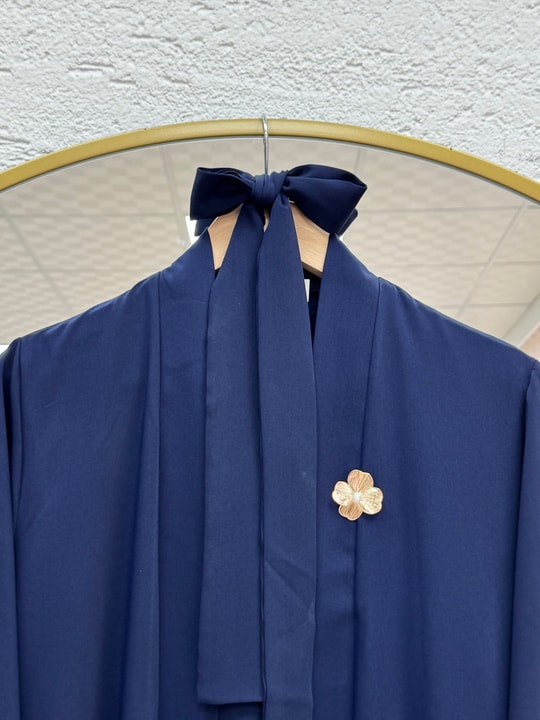 Şahsima İkili Abaya Takım-GS4687 Lacivert