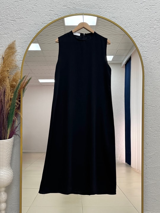 Şahsima İkili Abaya Takım-GS4687 Siyah