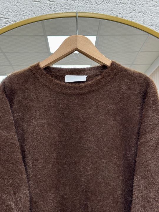 Sernaz Yumoş Tunik-KR6014 Kahve