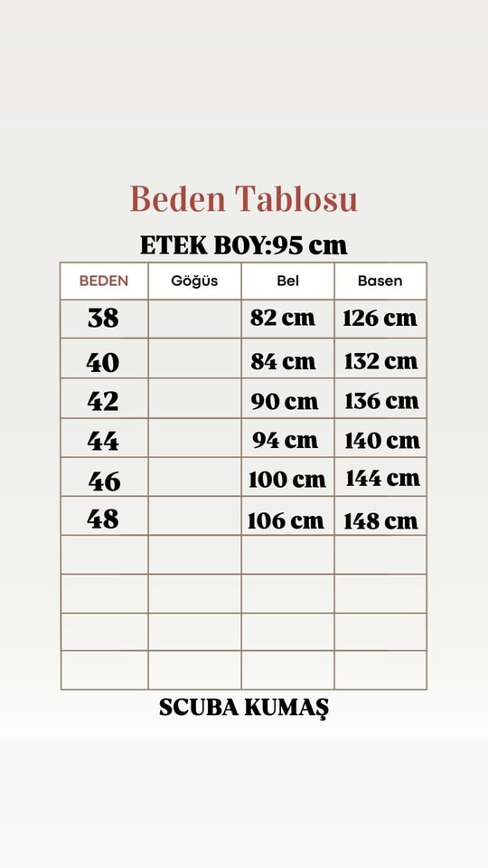 Sıla Skuba Kloş Etek-MT1340 Antrasit