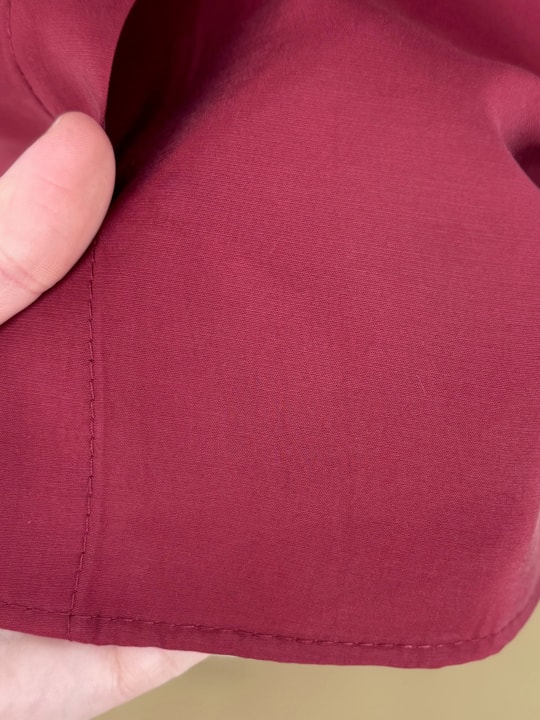 Şimal Kemerli Oversize Geniş Kol Gömlek-Çİ513.5 Bordo