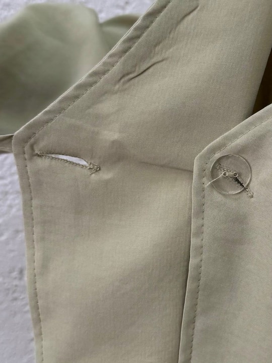 Şimşek Yandan Bağlamalı Gold Düğmeli Pantolonlu Takım-GS2418 Yağ Yeşili