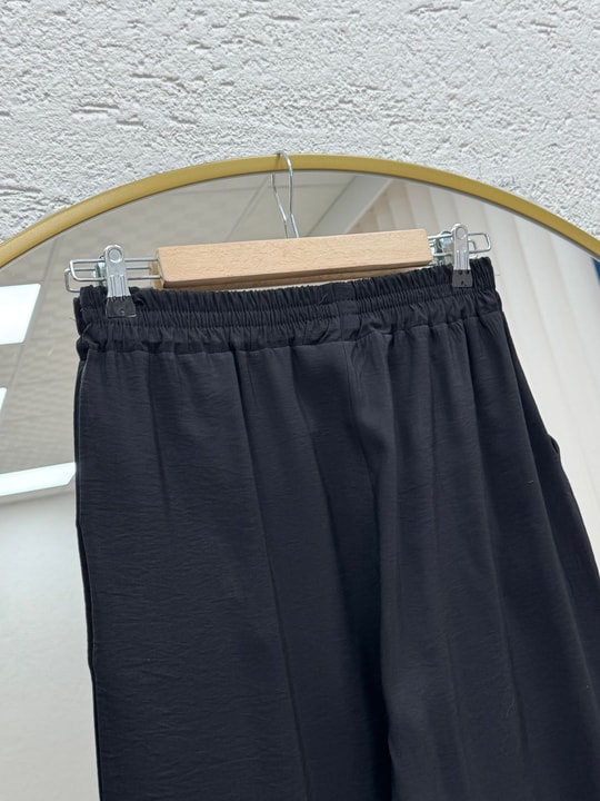 Tılsım Geniş Paça Pantolon-MT8214 Siyah