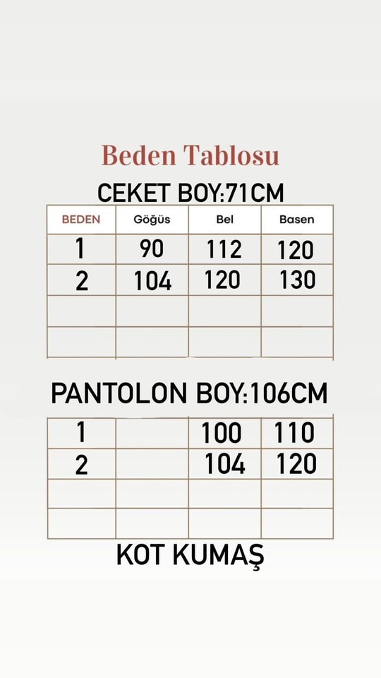 Ünzile Kemeri Gold Tokalı Pantolonlu Kot Takım-ML2115 Kot Rengi