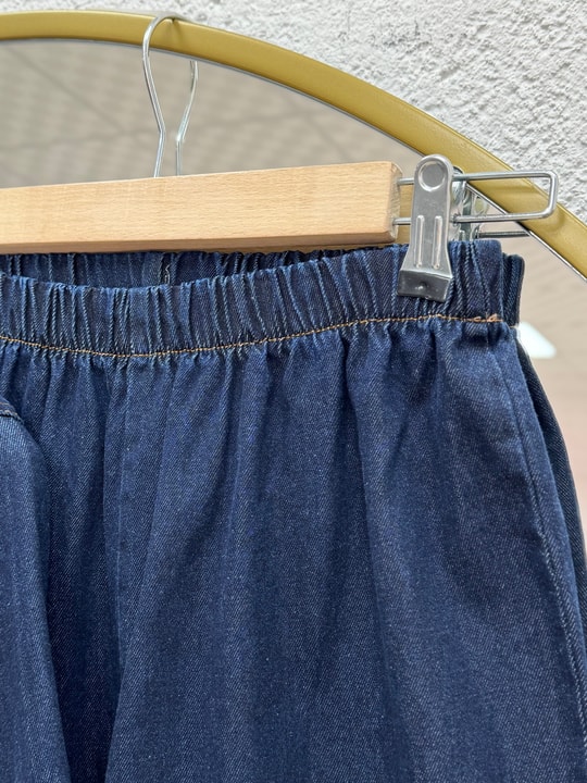 Ünzile Kemeri Gold Tokalı Pantolonlu Kot Takım-ML2115 Kot Rengi