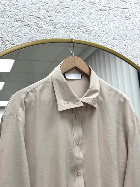 Valide Huni Yaka Gömlek-KT2135 Taş