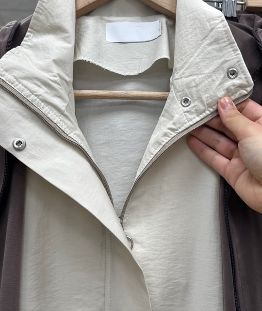 Vecihe Fermuarlı Katman Detaylı İkili Görünümlü Takım-PN3121 Kahve