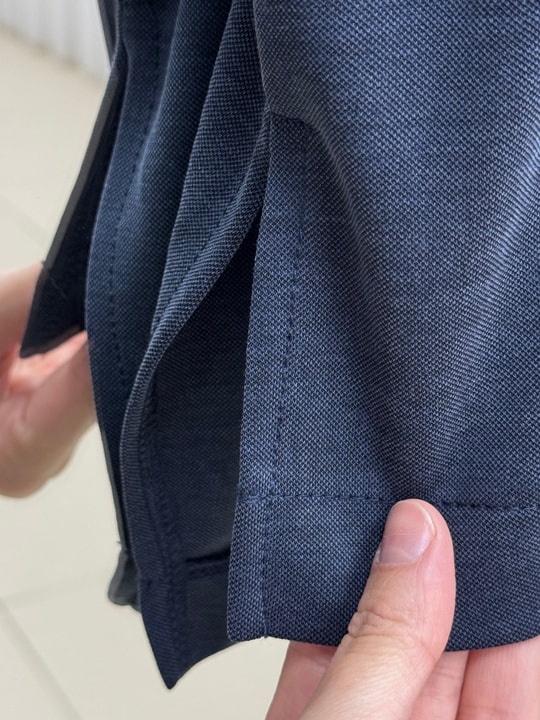 Vedia Kapşonlu Fermuarlı Pike Pantolonlu Takım-NL1118 Lacivert