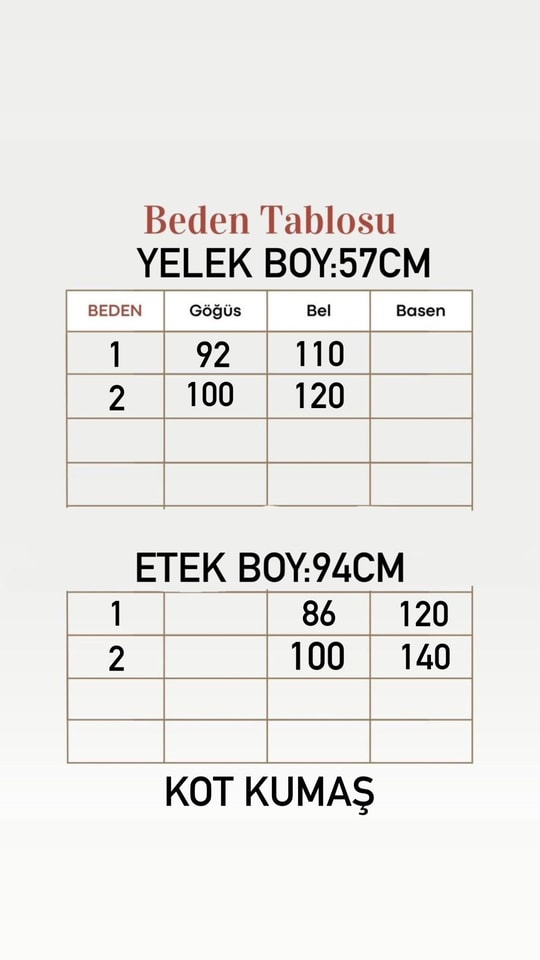 Veletta Yeleği Tünelli Kot Etekli Takım-ML2076 Mavi