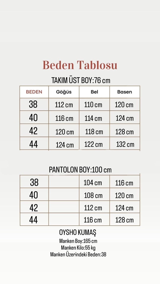 Vildanur Asimetrik Çizgili Pantolonlu Takım-MF1928 Kahve