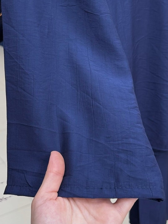 Vinmora Yandan Bağlamalı Kimonolu Çilek Pantolonlu TakımAS478-EK544 Lacivert