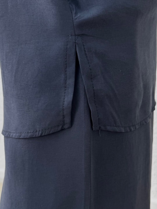 Yamaç Tek Cepli Oversize Pantolonlu Takım-Zİ2232 Siyah