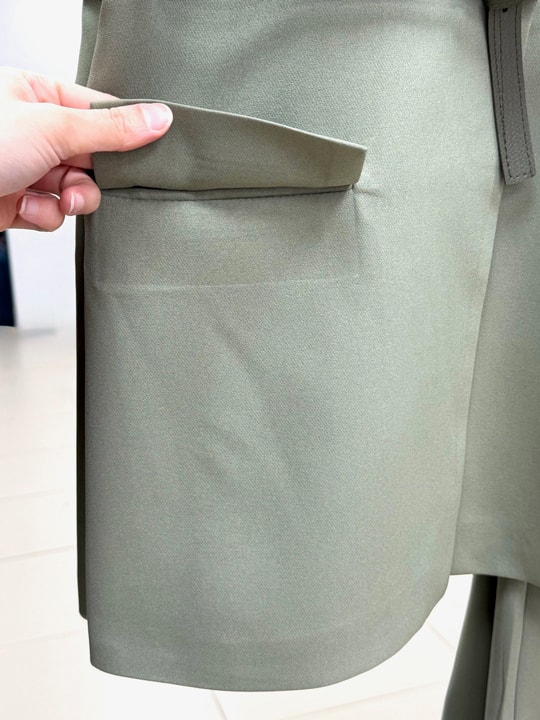 Yazgı Tek Düğmeli Yelekli Pantolonlu Takım-HK0053 Haki