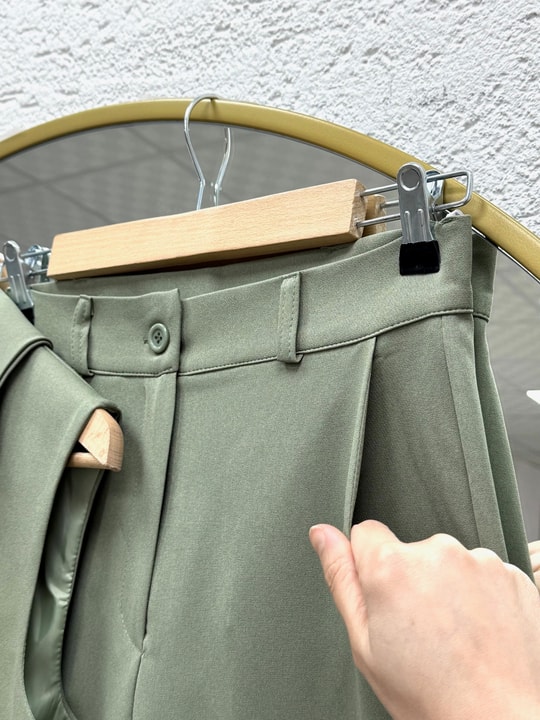 Yazgı Tek Düğmeli Yelekli Pantolonlu Takım-HK0053 Haki