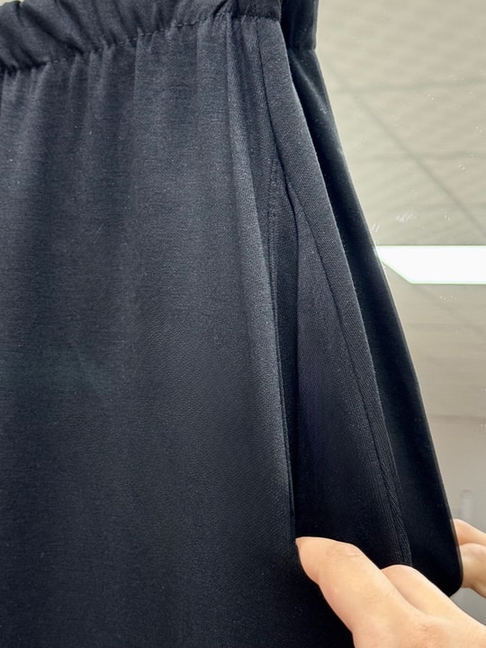 Yekta Önü Kısa Arkası Uzun Etekli Takım-NA3480 Siyah