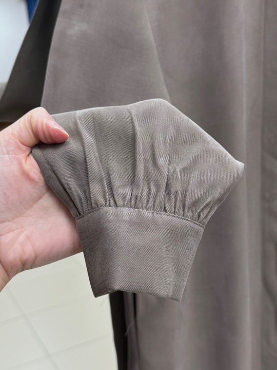 Zemheri  Metal Düğmeli Yırtmaçlı Tunik-GS531 Vizon