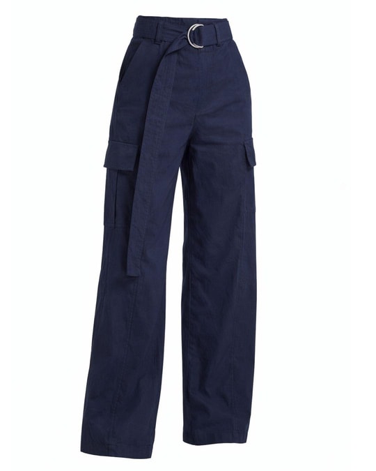 Moonbelt Lacivert Kargo Pantolon 