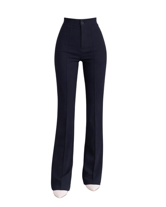 Lacivert Zr Model Çımalı Likralı Pantolon