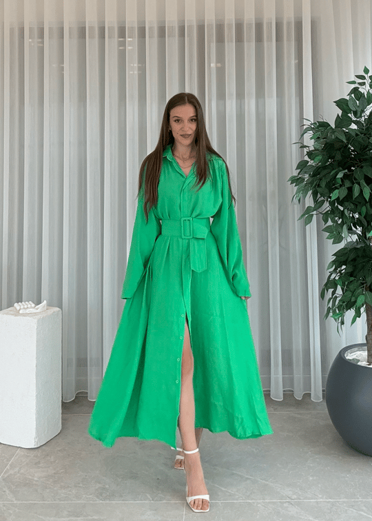 Novee Oversize Kemerli Elbise
