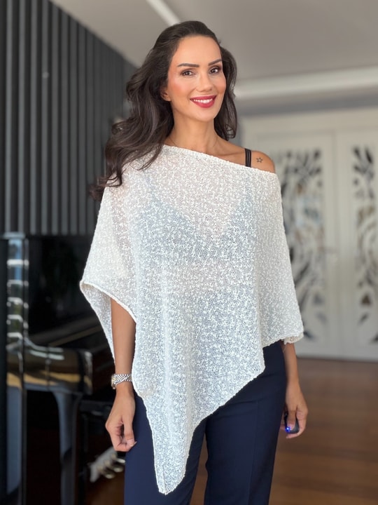 Ekru Panço Model Triko