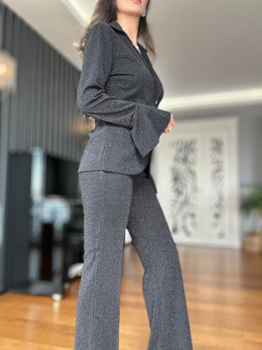 Siyah Ceket Pantolon Takım