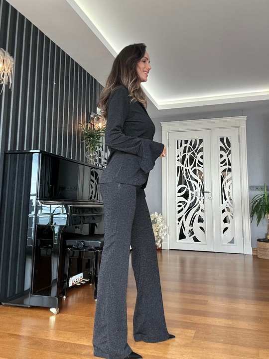 Siyah Ceket Pantolon Takım