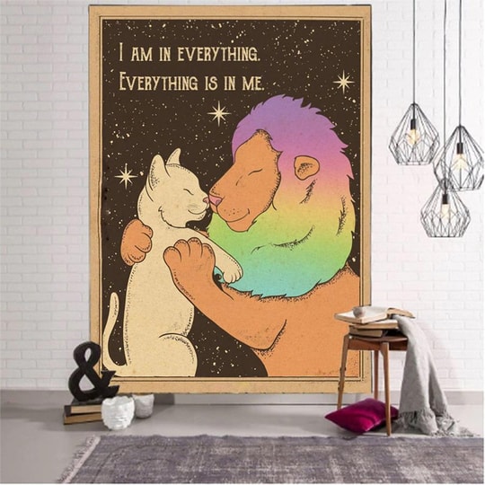 70 X 100 Cm Everything Is In Me Duvar Halısı 