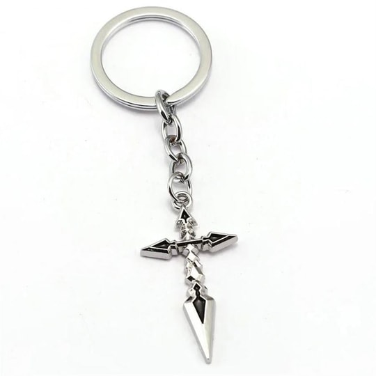 Anime Genshin Impact - Saber Cross Metal Anahtarlık