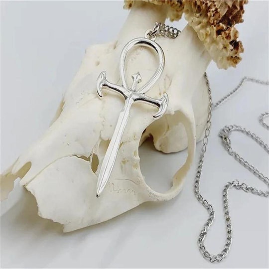 Ankh Sword Cross Kolye