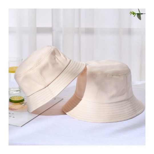 Bej Bucket Şapka
