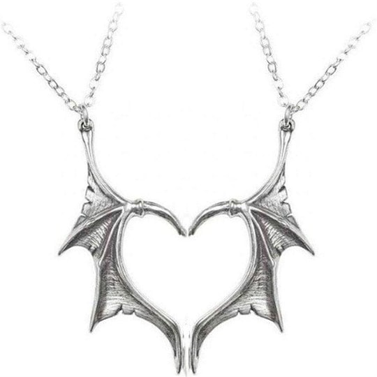 Gothic Wings Çift Kolye