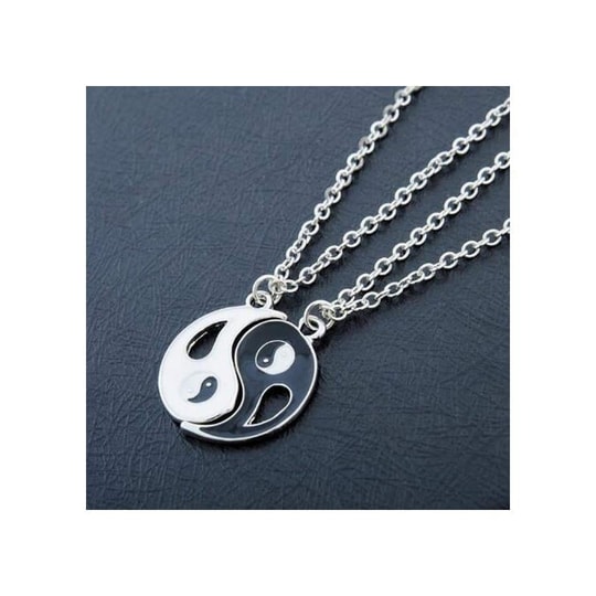 İkili Ying Yang Kolye