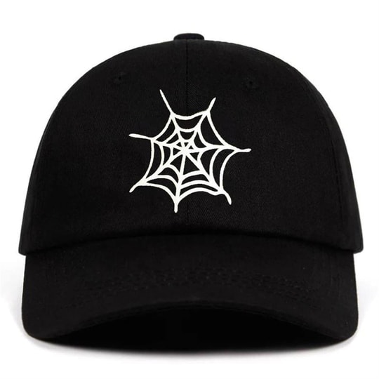 Siyah Spider Web Şapka