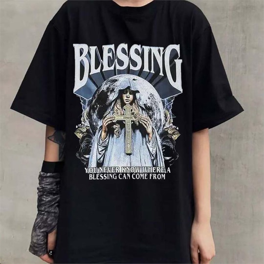 Siyah Vestal - Blessing Can Come From Unisex T-Shirt