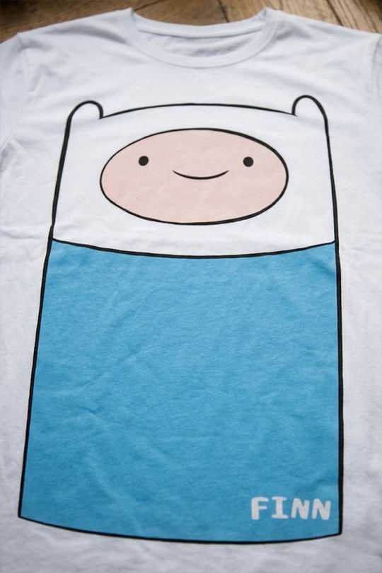 Beyaz Adventure Time Finn Y2K Unisex T-Shirt