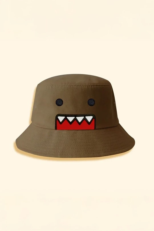 Kahverengi Domo Kun Bucket Şapka